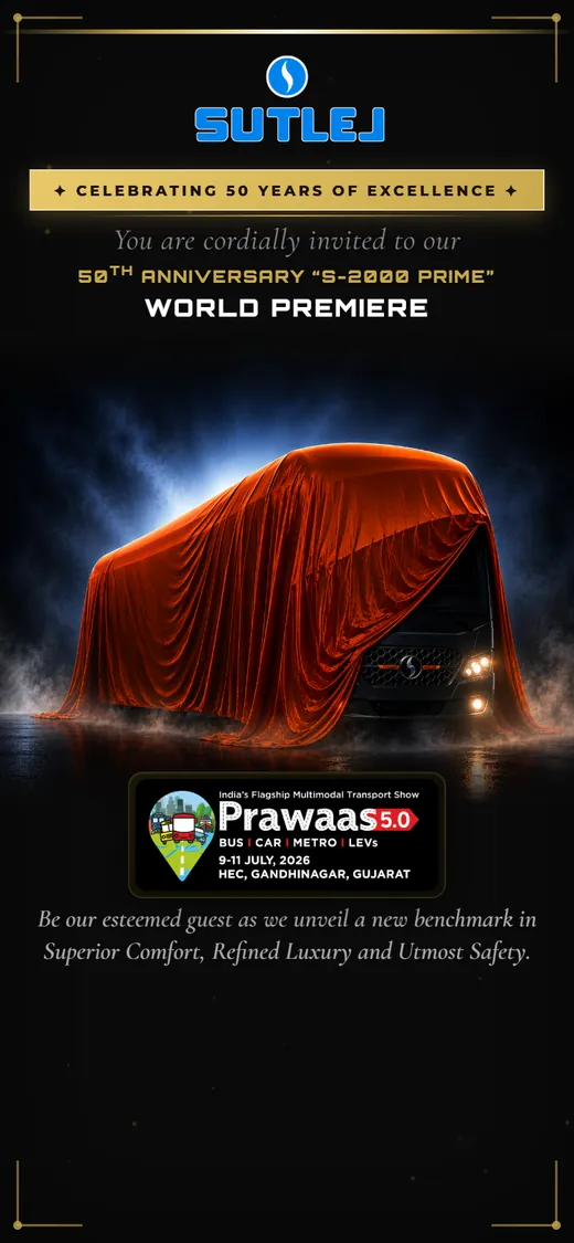 Sutlej S-2000 Prime launch e-invite for Prawaas 5.0